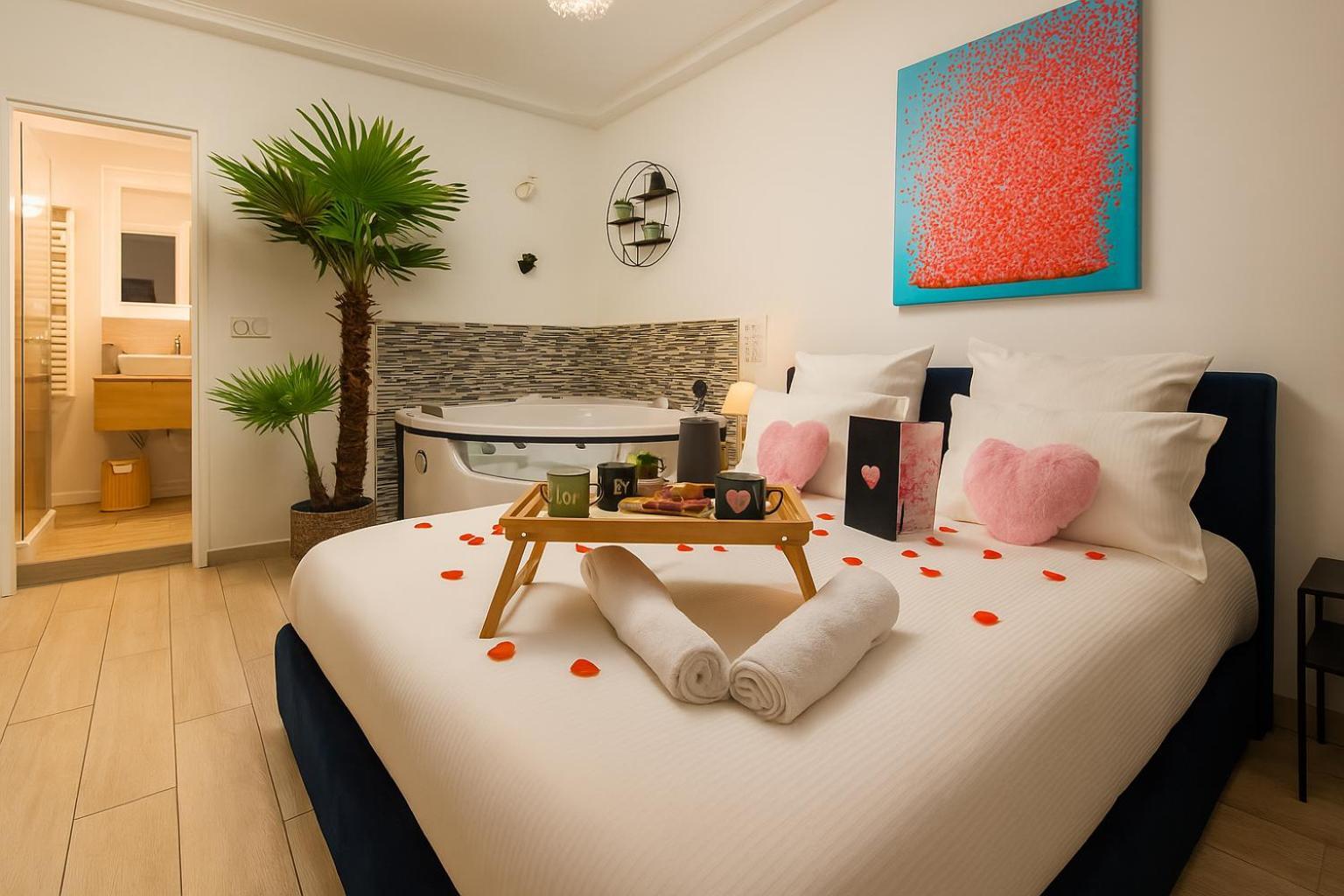 L'Escale Balneo'Romantique - Loveroom - Jacuzzi & Petit Dejeuner Вільє-сюр-Марн Екстер'єр фото